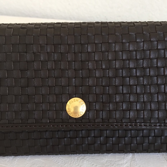 Cole Haan brown woven convertible wallet bag - Picture 3 of 9